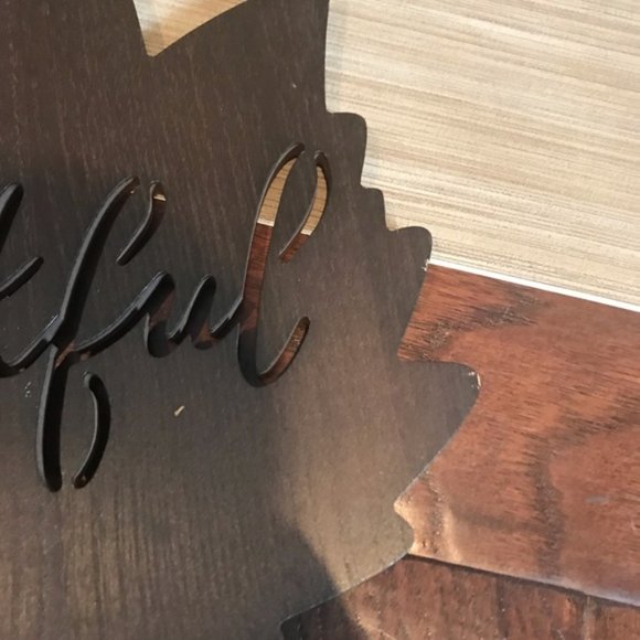 Micheals thanksgiving thankful wood sign - Picture 5 of 8